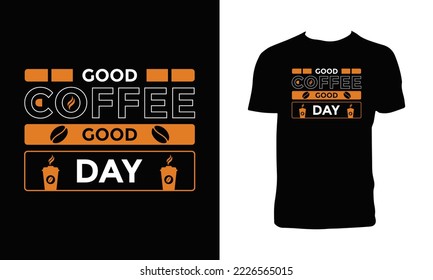 Coffee Topography T Shirt Design. 