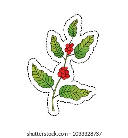 coffee tree doodle icon