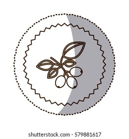 coffee tree icon image design, vector illustration