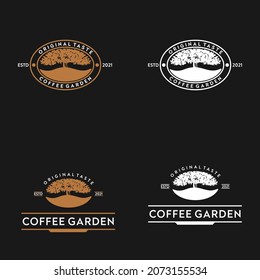 Logo-Design für Kaffee und Baum