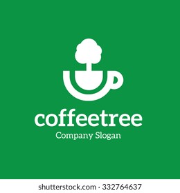 Coffee Tree Logo Template