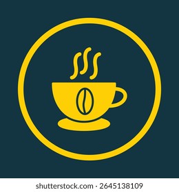 Coffee trendy vector art design good amazing design colorful useful illustration.eps