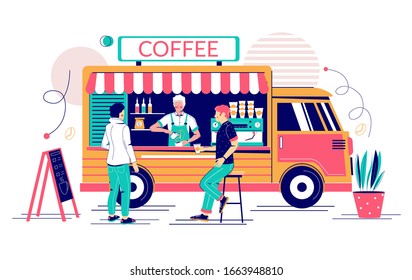 Coffee Van Images Stock Photos Vectors Shutterstock