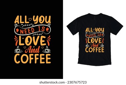 Coffee t-shirt design bundle, set of coffee designs, coffee t-shirt quotes, coffee T-shirt Design, Vector T-shirt Design