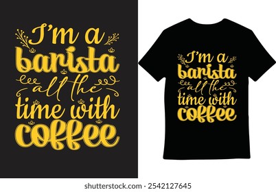 Diseño de camiseta de café ¿Necesita un diseño de camiseta basado en el día para el negocio de vainas? Puedo diseñar cualquier tipo de camiseta que usted puede pedir de mí.
