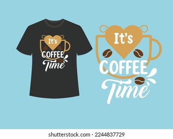 Coffee t-shirt design.

Item description:
⦁ High quality with 300 dpi.
⦁ 100% Print ready
⦁ Possible and easy to change the color.
