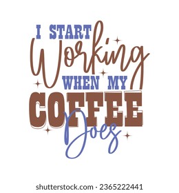 Coffee T-shirt Design For Coffee Lover