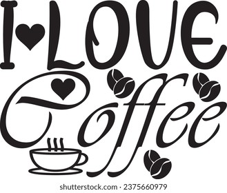 Coffee T-Shirt design, typography design