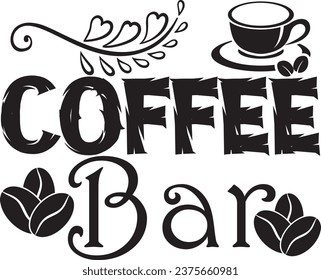 Coffee T-Shirt design, typography design