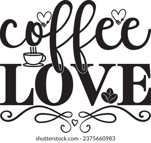 Coffee T-Shirt design, typography design