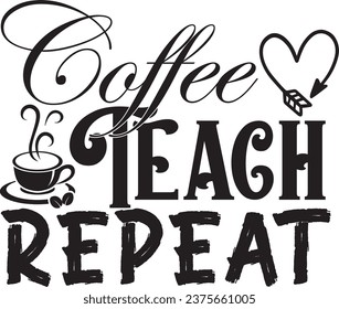 Coffee T-Shirt design, typography design