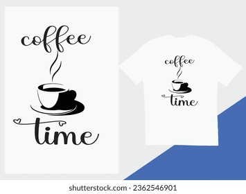 Coffee t-shirt design. Coffee typography t shirt design, Coffee quotes lettering t-shirt design