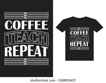 Tee-T-Shirt-Design-Typografie-Vektorvorlage für den Druck