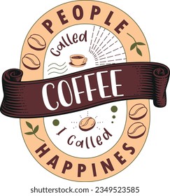 Coffee T-shirt Design Typography Vector