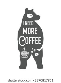 Coffee T-Shirt Design, Typography Coffee T-shirt vector, coffee tee