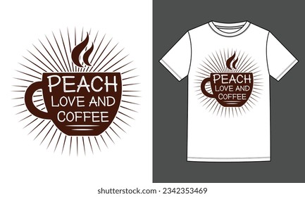 Coffee T-shirt Design vector artwork Coffee tee