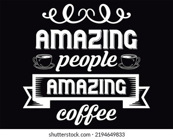 Coffee t-shirt design vector file