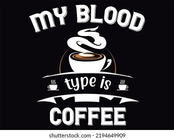 Coffee t-shirt design vector file