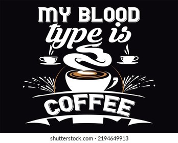 Coffee t-shirt design vector file