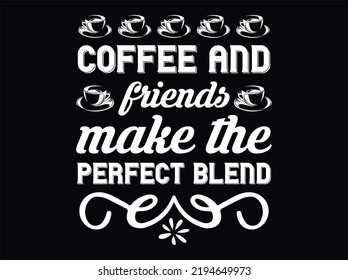 Coffee t-shirt design vector file