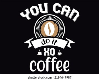 Coffee t-shirt design vector file