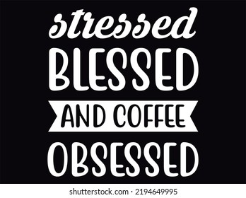 Coffee t-shirt design vector file