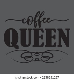 Coffee T-Shirt Design, Vector File.