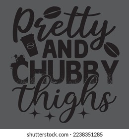 Coffee T-Shirt Design, Vector File.