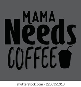 Diseño de camisetas de café, archivo vector.