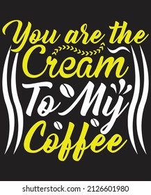 T-Shirt-Design-Vektorgrafik für den Kaffee