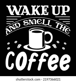 Coffee t-shirt design vector template