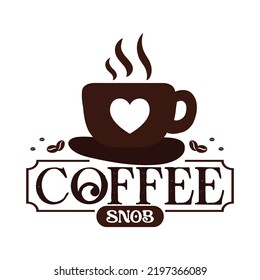 Coffee t-shirt design vector template