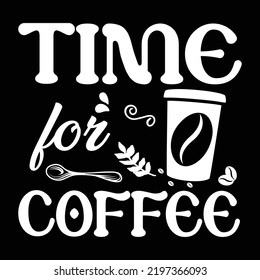 Coffee t-shirt design vector template