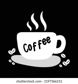 Coffee t-shirt design vector template