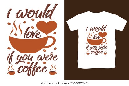 coffee tshirt design vector unique  