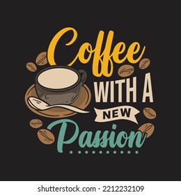 Coffee t-shirt designs vector, images and photos 