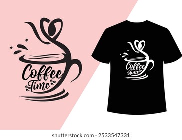 Coffee t-shirt design,Sunshine And Coffee.Vector T Shirt Design Template