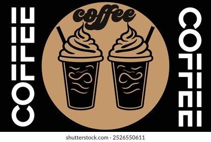 Coffee t-shirt  quote design Premium Vector