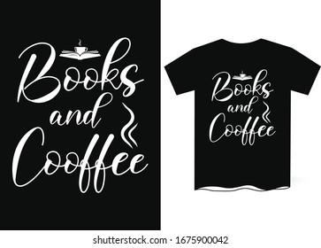 Coffee T-Shirt Template Design- Coffee Vector