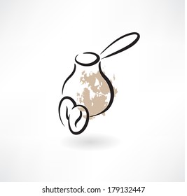 coffee Turk grunge icon