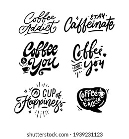  Coffee Typographic Quotes Graphic Template