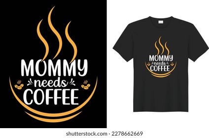 Coffee Typography, calligraphy, lettering,  poster, funny print Vector t-shirt design. Vintage, Good, best, hot, smell, love quote SVG cut files. Drink, text, black, slogan, inspirational, motivation,