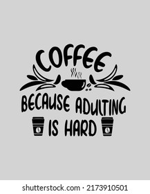 tipografía de café diseño creativo de camiseta camiseta camiseta de café 