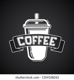 coffee typography and a cup