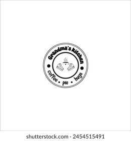 Coffee Typography design, Design for cappuccino lover, Black and White design of Coffee, Editable cut file, Vector