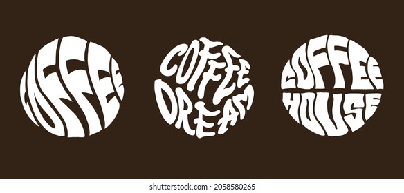 diseño de tipografía de café para logotipo y otros