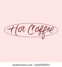 Coffee typography t shirt design 