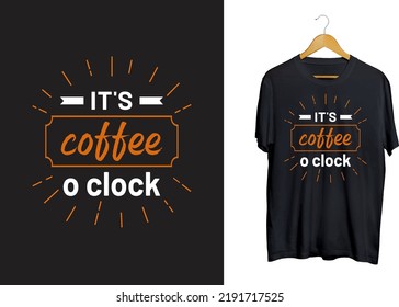 Coffee typography t-shirt design, Coffee decoration svg shirt, coffee craft vector