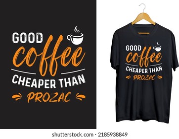 Coffee typography T-Shirt design, Coffee SVG craft design