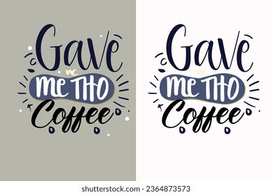 Kaffeemaschine T-Shirt Design.2 bester Design.